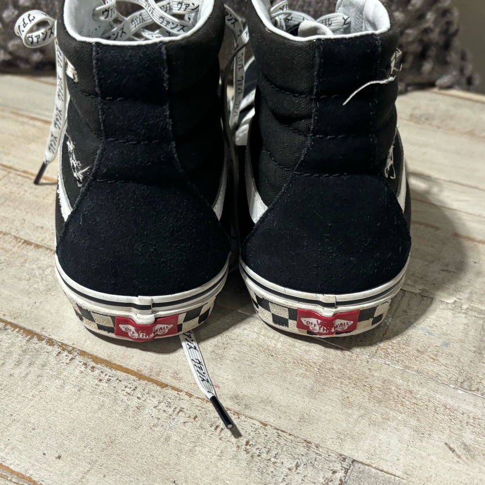 Van’s SK8-Hi Reissue Tigercheck Shoes-Sz 12 - Picture 6 of 7